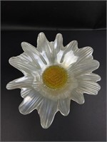Akcam Turkish Art Glass Flower Bowl