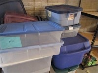 Large lot of totes