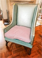 Whimsical  Wander Luster Wingback Chair w/