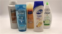 5 New Bottles Of  Toiletries - Shampoo & Body Wash