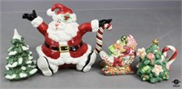 Fitz & Floyd Christmas Figurines / 4 pc