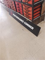 PERFORMANCE CORNER SIGN