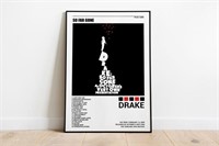 "Drake- So Far Gone" Albumb Canvas Unframed Poster