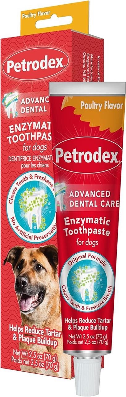 Petrodex Toothpaste for Dogs  Poultry  2.5oz