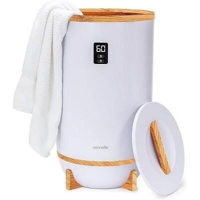 SereneLife XL Towel Warmer  Auto Shut-off (Gray)