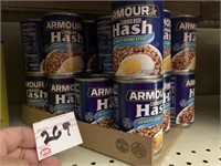 Armour Corned Beef Hash Cans