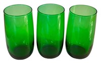 Forest Green Drinking Glasses