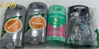 4 Assorted Men's Deodorant