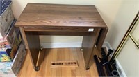 Rolling Microwave Side Cart Table