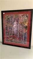 Large Framed Photo of Fall Forest by Christopher