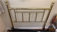 Brass Full Headboard with Bed Frame