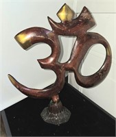 Cast Brass AUM IncenseStand-Made in India
