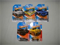 (5) Carded Hot Wheels cars