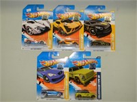 (5) Carded Hot Wheels cars