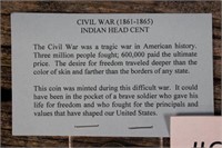 Civil War (1861-1865) Indian Head Cent