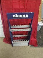 OKUMA 16 ROD STAND