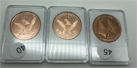Copper Coins 1 oz .999 Fine Police- Protect and