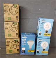 Variety of Light Bulbs In Pkgs