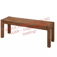 Buylateral Verdon Dining Bench, Driftwood