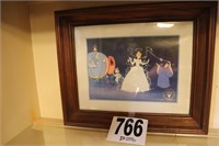 Matted & Framed Disney Lithograph(R9)