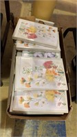 Large box lot filled with boxes of new notecards,