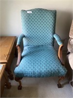 Blue/ green chair, very good condition