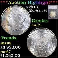 ***Auction Highlight*** 1880-s Morgan Dollar 1 Gra