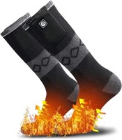 SUN WILL Heated Socks for Men & Women,7.4V 2200mah