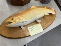 Taxidermy Palomino Trout