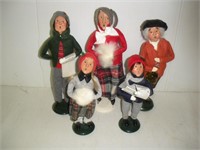 (5) Byers Choice Carolers