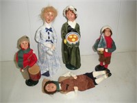 (5) Byers Choice Carolers