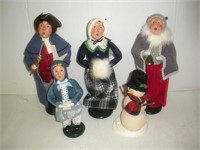 (5) Byers Choice Carolers