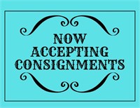 Now Accepting Consignments