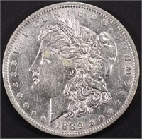 1889-O MORGAN DOLLAR AU