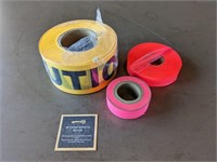 Lot of Caution Tape/Hi-Visibility Tape