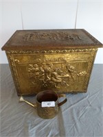 Brass Trunk and Pail