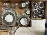 24 piece dinnerware set never taken out of the