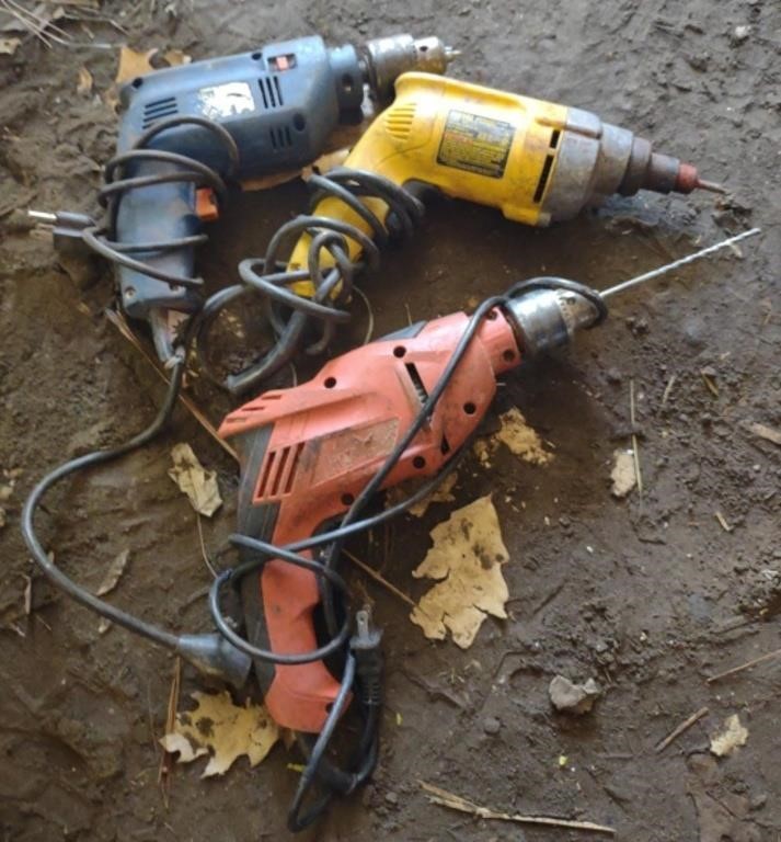 Electric Corded Impact Screwdrivers Incl. DeWalt,