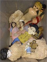 Group of vintage dolls