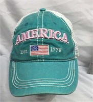 D4) AMERICA TEAL COLOR HAT