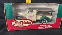 True Value diecast bank 1947 Dodge Canopy