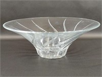 JG Durand Crystal Swirl Design Bowl