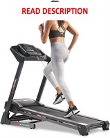 Sunny Health Treadmill w/ Auto Incline