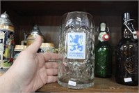 LOWENBRAU GLASS BEER MUG