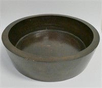 Antique carved Indian wooden bowl