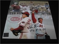 TOM BROWNING SIGNED 8X10 PHOTO REDS COA