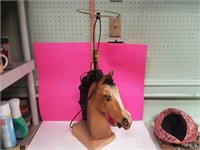 Unique Horse Lamp Has Damage
