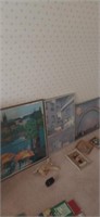 Lot with variety of framed pictures and artwork