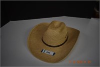 Men's Cavender's Straw Hat Size 6 7/8