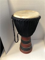 24” Vintage Wood Djembe Drum (Need to Recoil)